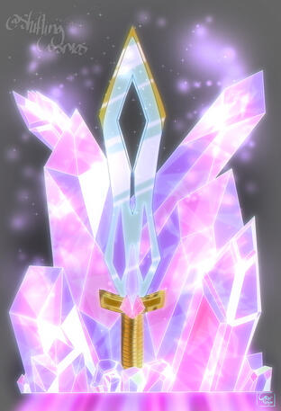 Crystal Swords [Retro Cell Shade]