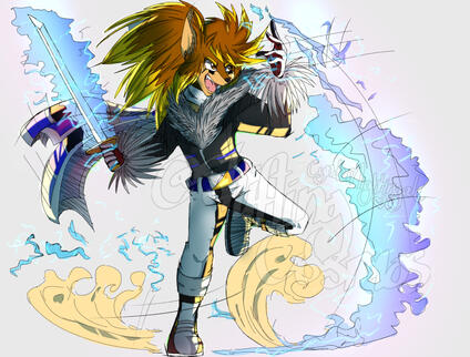 Skylar Sparks, Movement &amp; Ability concept sketch, Total Psychosis: 2020