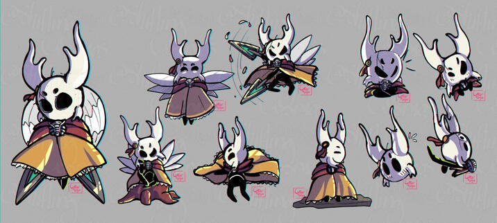 Ziva, Hollow Knight Fan Design exploration: 2022